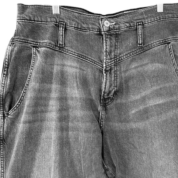 NEW Arizona Jeans Women's Size 19 Vintage Y2K Highest Rise Mom Jeans Gray - Picture 7 of 7